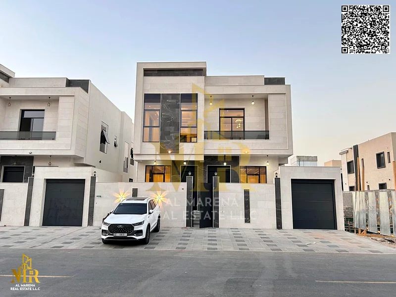 Directly from the owner, a two-story villa in Al Bahia, central air conditioning, freehold for all nationalities. The price includes air conditioners.63882118911490112