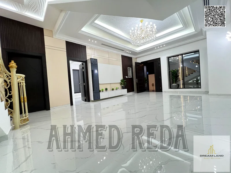 Seize the opportunity now to own a luxurious villa with a modern design and high-quality specifications in one of the most residential areas, at a spe63905480275842113