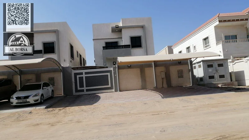 🌟 For sale, a luxurious villa - five rooms - Al Muwaihat 1 - Ajman 🌟 Consisting of five rooms, a majlis, and a large hall for families63869711689217110