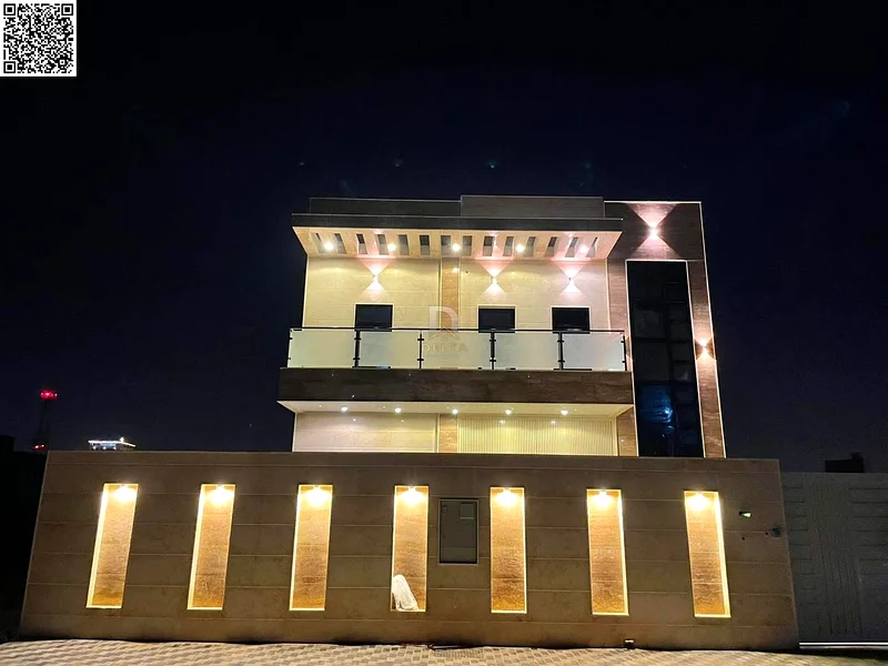فيلا فاخرة للبيع في الهيلو 1 - عجمان 🏡 تتكون من 3 غرف نوم، مجلس وصالة، وموقع مميز قرب جميع الخدمات 🛒🏫63892909265153110