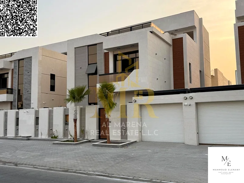 Luxury Villa for Sale in Al Bahia – Ajman | 7 Master Bedrooms | 2 Floors + Roof | Private Pool | Freehold for All Nationalities | All-inclusive price63882550721665111