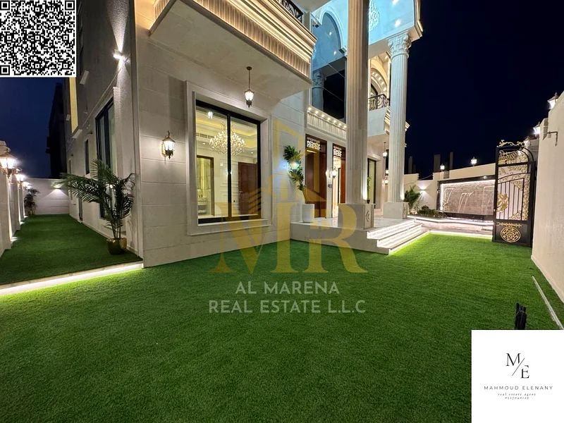 For Sale – Corner Luxury Villa in Al Helio – Ajman | 3,700 sq ft Land | 3,600 sq ft Built-up | 5 Master Bedrooms | AED 2,400,000 Incl. Fees63905218349954114
