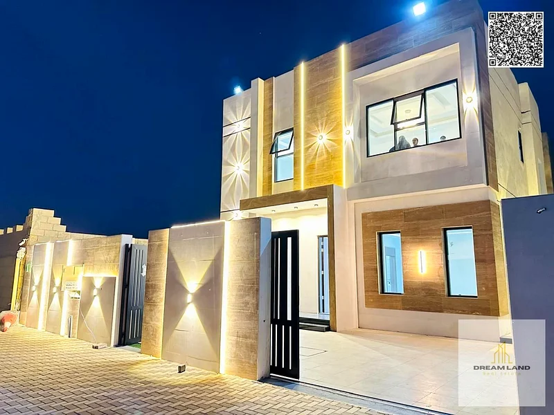 Directly from the owner, a luxurious super deluxe villa for sale in Al Helio 2 area in Ajman, freehold for all nationalities, at a price including reg63905344528129110