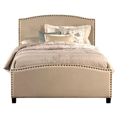 Elegant Upholstered Bed with Stylish Headboard
