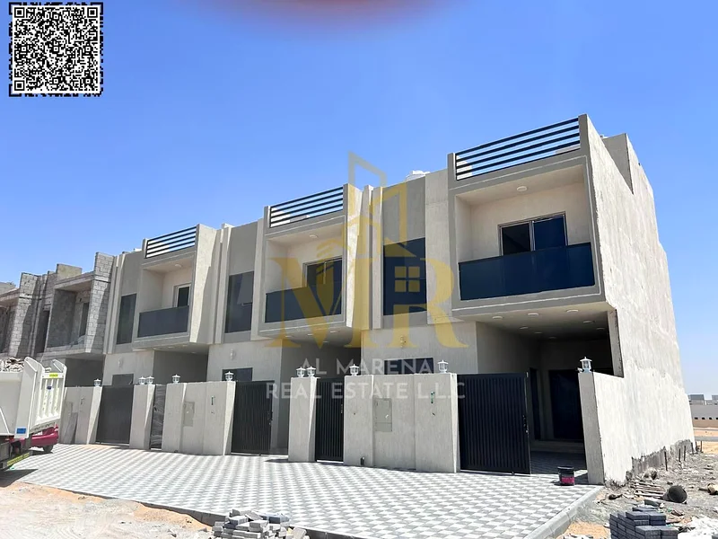 A villa with a price including registration and ownership fees on the main street, ready for occupancy in the most upscale areas of Ajman, freehold fo63904697875201113