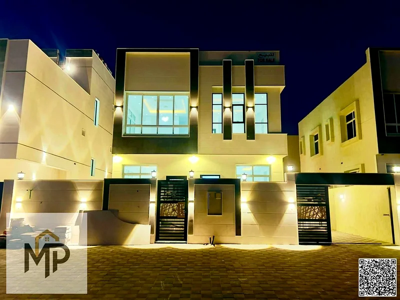 For sale, a distinctive villa in Al Helio, Ajman. Registration fees included. Now's your chance to own a luxurious villa with a modern design and high63904952087937110