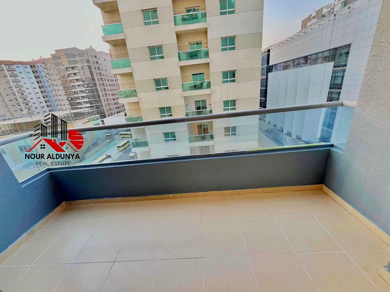 12 CHEQUES - SPACIOUS 1BHK WITH BALCONY REBT 45K - FAMILY BUILDING - OPEN VIEW - CAR PARKING FREE- CLOSE TO NMC HOSPITAL63757164787330114