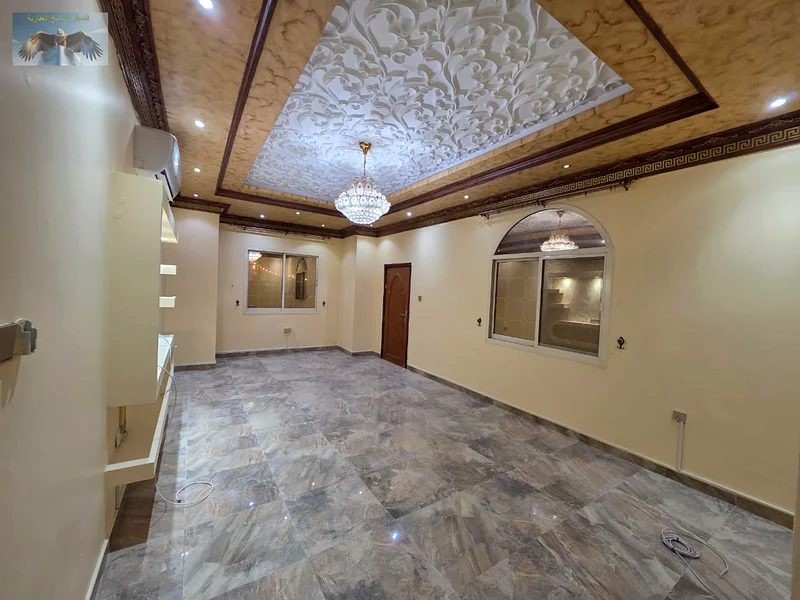 Luxury villa for rent in Al Rawda 2, Ajman, 5 master bedrooms, roof + maid's room, second plot from Sheikh Ammar Street, distinguished location and lu63723288173186112
