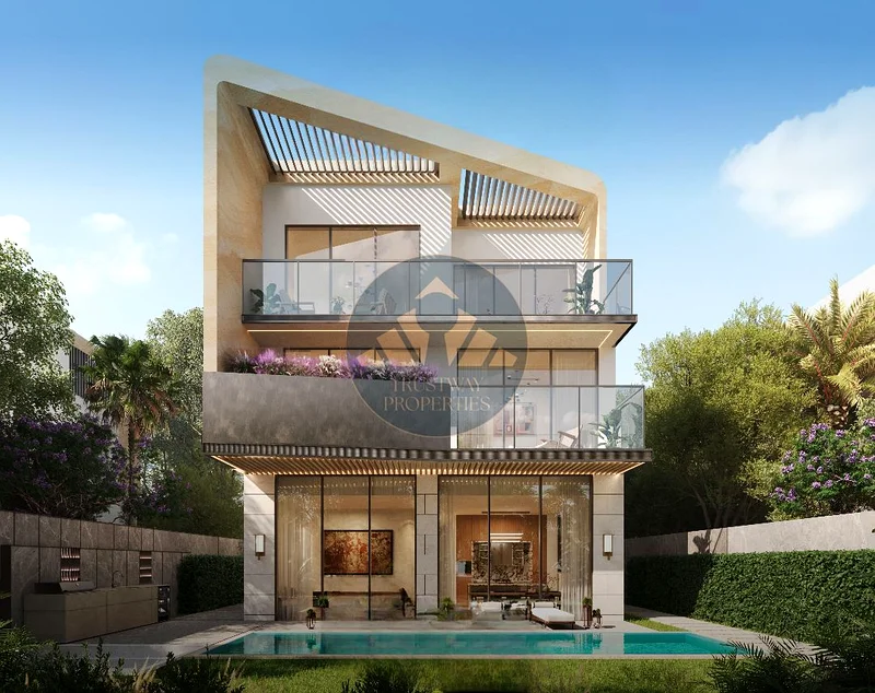 تاون هاوس فاخرة بتصميم بريطاني بالكامل وذكية للمنزل | أول مجتمع تكيف مناخي في دبي63990289374593114