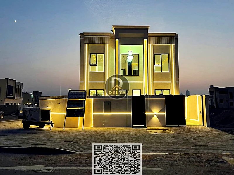 Classic all-stone villa for sale – Corner | Ajman – Registration fees included – Al Helio 263904465264258111