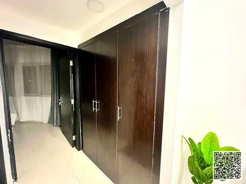 First resident, the most luxurious and beautiful furnished one-bedroom apartment for monthly rent in Ajman, spacious area, VIP furniture, super deluxe63837067369218114