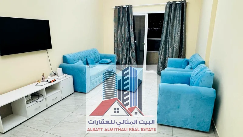 *شقة بغرفة نوم واحدة للايجار في عجمان – الرشيدية بالقرب من حديقة السيدات**63720962653314113