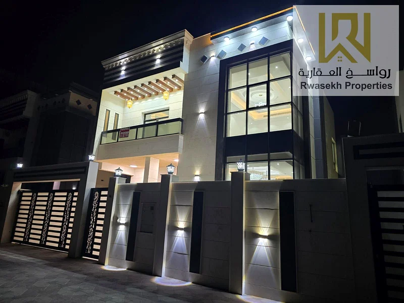 Seize the opportunity to own a luxurious villa in the Al Bahia area of Ajman, strategically located.    Villas for sale in Al Bahia area, Ajman.    Th63882221030146110