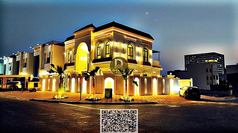 🏡 Corner villa for sale in Al Helio – 5 bedrooms + 2 living rooms – Super deluxe finishing!63904570293762110