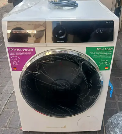 Bosch series 8 Fully Touch Panel Washing machine latest model With Wi-Fi Control