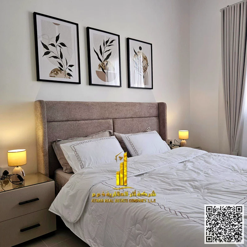 شقة فاخرة للإيجار الشهري - غرفة نوم واحدة وصالة، أول ساكن مع شرفة، إطلالة مميزة، مؤثثة بالكامل، أثاث سوبر ديلوكس جديد63837067360003114