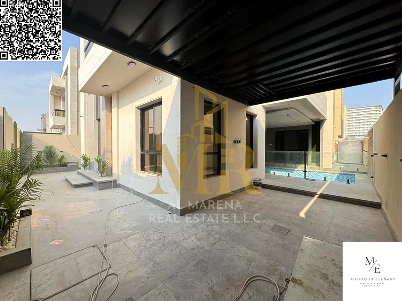 Luxury Villa for Sale in Al Bahia – Ajman | 7 Master Bedrooms | 2 Floors + Roof | Private Pool | Freehold for All Nationalities | All-inclusive price63882550721665113