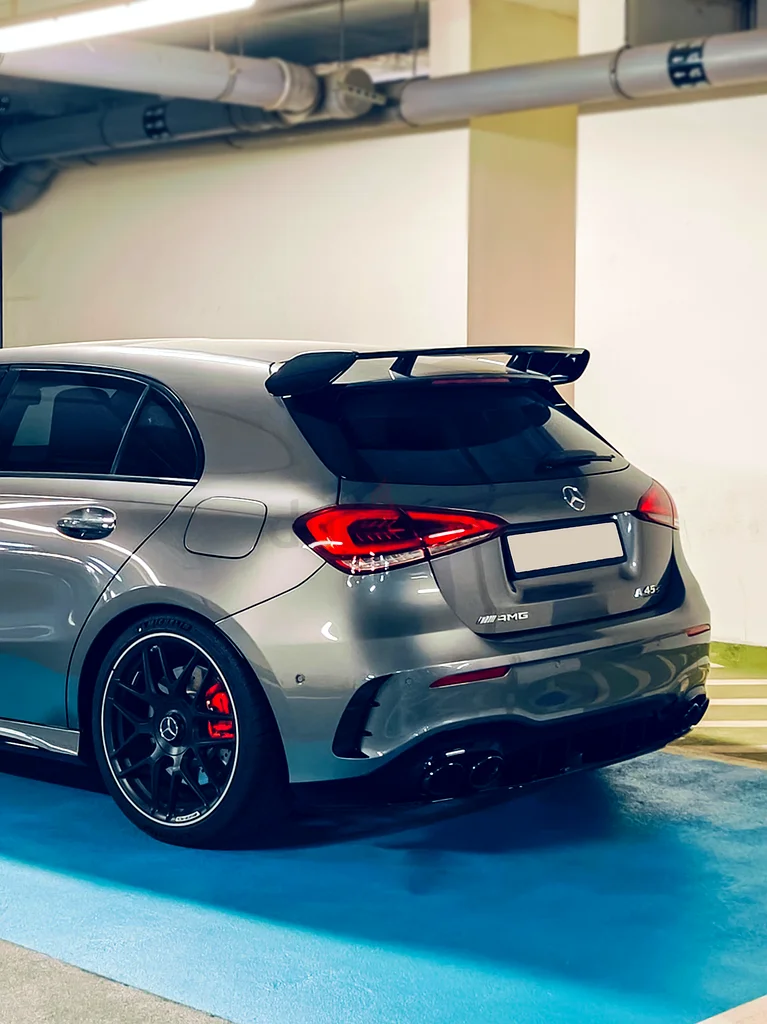 أميال منخفضة A45S AMG + ضمان الوكالة + عقد صيانة + إطارات ميشلان جديدة63613135652481112
