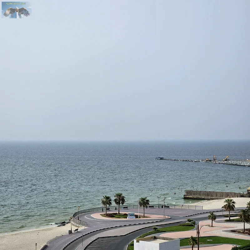 2BR furnished apt in Ajman, sea view, front row on Corniche | Gym, pool, jacuzzi, parking | Spacious | All bills included | Prime Corniche location63810535452930110