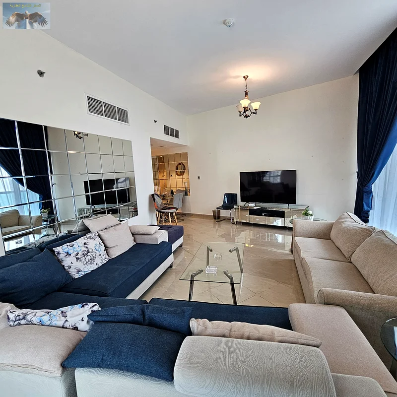 2BR furnished apt in Ajman, sea view, front row on Corniche | Gym, pool, jacuzzi, parking | Spacious | All bills included | Prime Corniche location63810535452930111
