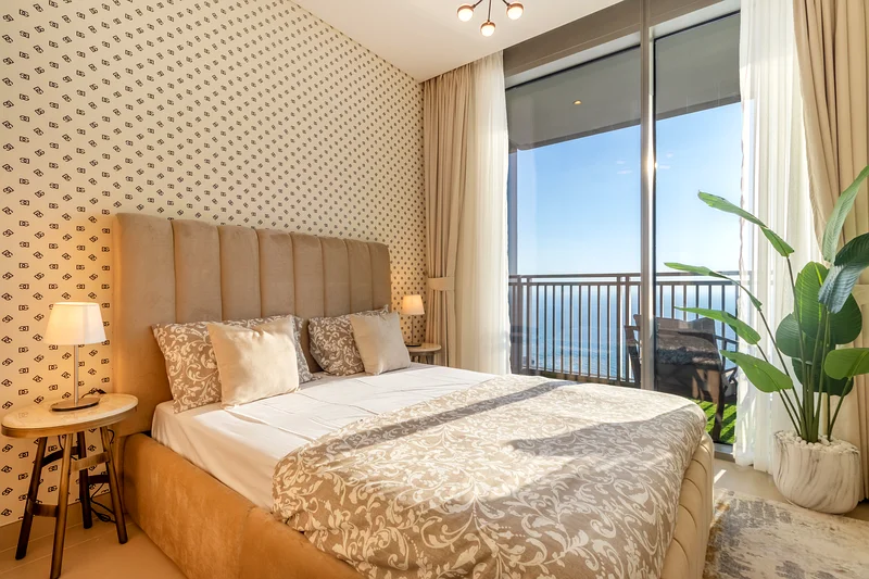 شقة فاخرة بإطلالة على البحر بغرفتي نوم قرب JBR ودبي آي63834392740867113