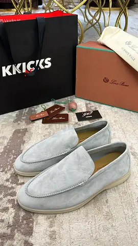 Loro Piana Summer Walk Loafers ‘Grey’
