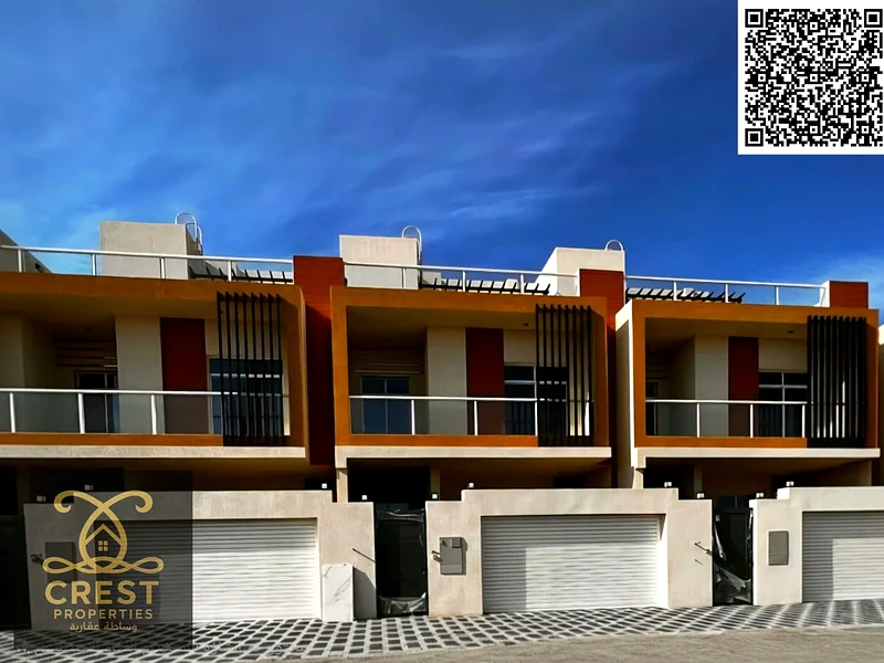 Townhouse villa for rent in Al Zahya, 3 floors, 5 rooms, price 90,000, very distinguished location63710161324163110