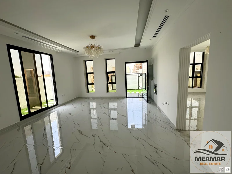 For sale, a villa, including registration and ownership fees, directly opposite the mosque, two floors, stone facade, with the possibility of easy ban63905344411011113
