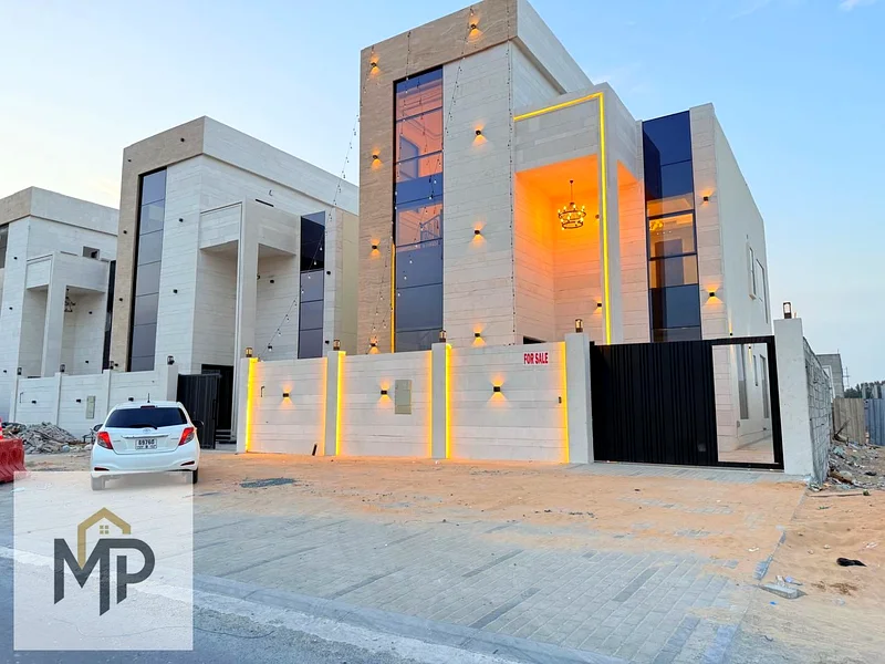 فيلا فاخرة بتصميم حديث في الهيليو، عجمان، 3 طوابق على شارع رئيسي مع مساحات واسعة بسعر ممتاز، متضمنة التسجيل63904952071427111