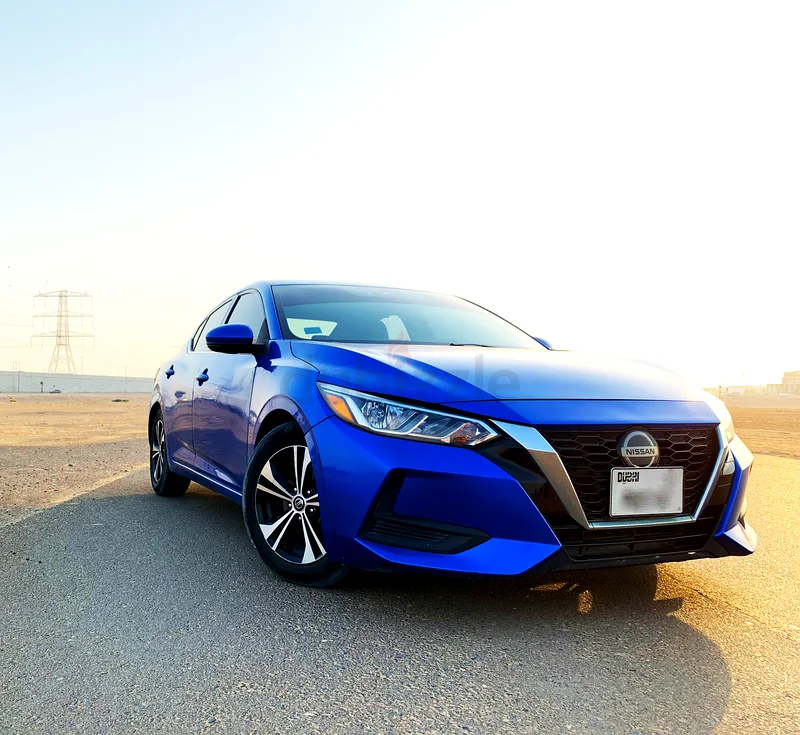 Nissan Sentra SV 2.0L 2020 blue in perfect condition Lady driven UAE registration63612797523843110