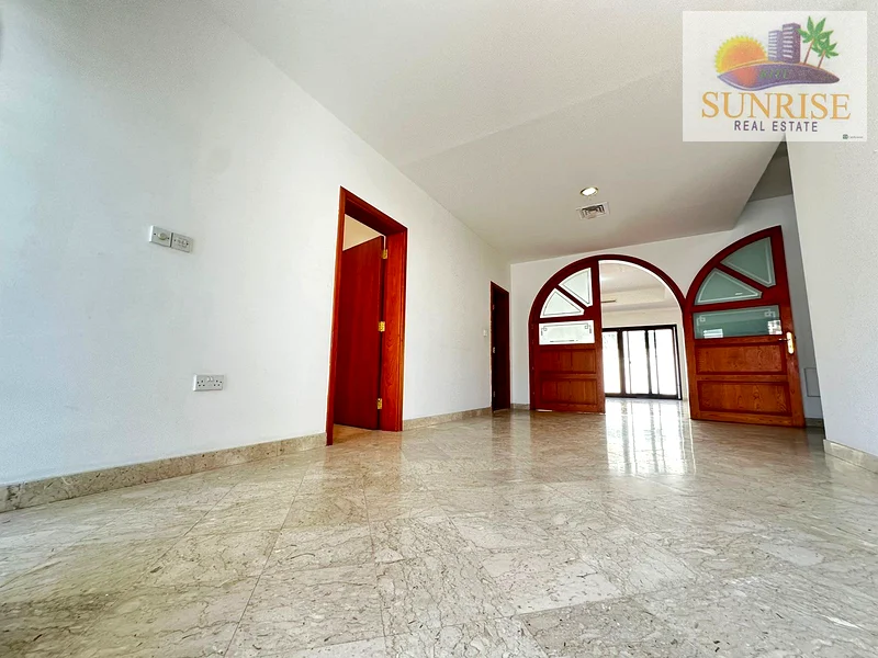 Fully Family Villa Five Bedrooms Hall, Nice Bright Kitchen, Private Swimming Pool, Front Garden & Back Yard, Maid Room, Washing Room, Al Bateen.63625224202115113
