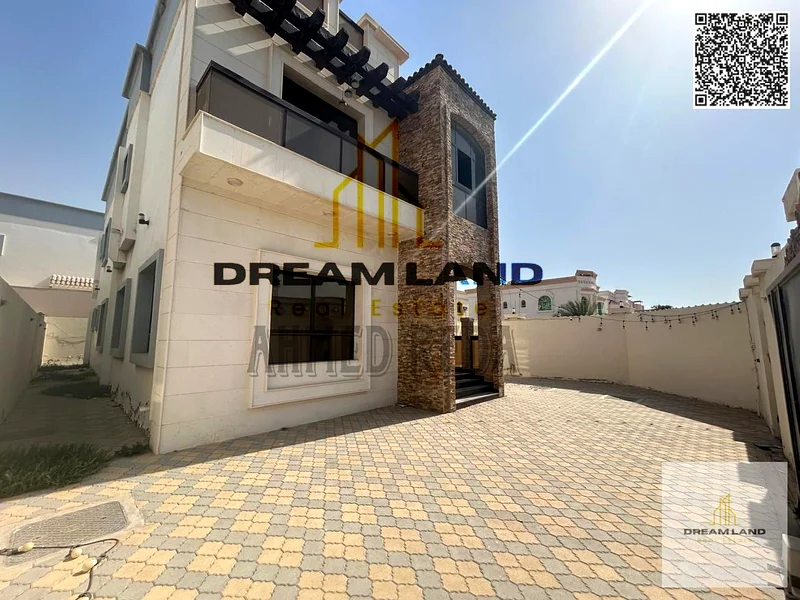 Villa for sale on the corner of two streets in Al Rawda 2, Ajman. Price includes electricity, air conditioning, and water. Freehold. Negotiable.63878813504258111
