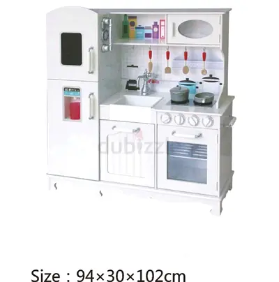 Delightful White Kitchen Play Set for Kids