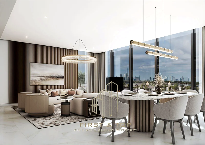 Dubai Skyline View | Luxury 3BHK | High Floor | 20%DP | Golden Visa | No Commission64019061962753112