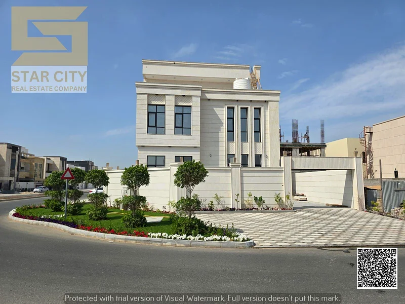 For sale, a modern villa, corner of two streets, two floors and a roof, with an air conditioner included and negotiable price. 25-year insulation warr63872558406402112