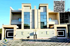 For sale in Al Tallah area, Ajman, a 7-room villa and a roof. The price includes registration fees,