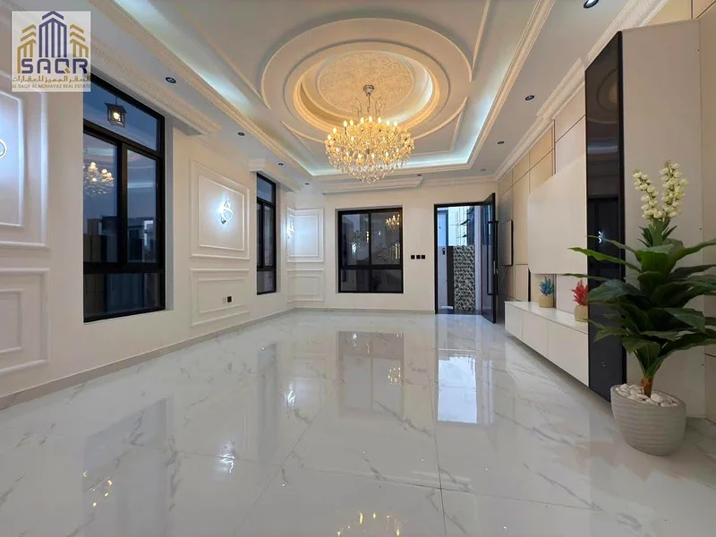 An opportunity to own a luxurious villa in Al Helio 2, Ajman, with a modern design and spacious area, near Al Zahia Hypermarket and opposite the park.63913890363266112