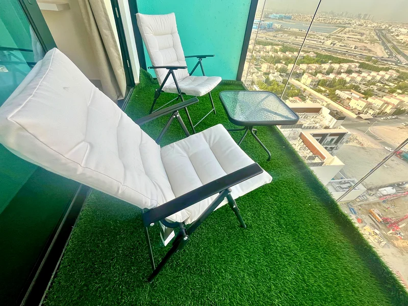 Furnished Studio | Balcony | Bills Included | JVC Azure63835395506307114