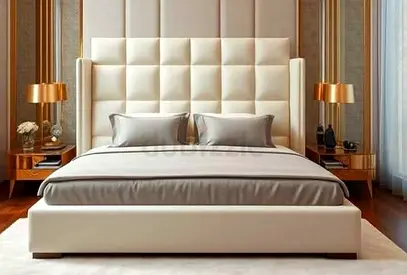 Luxurious high Quality fabric Bed available in 180*2/0 king size