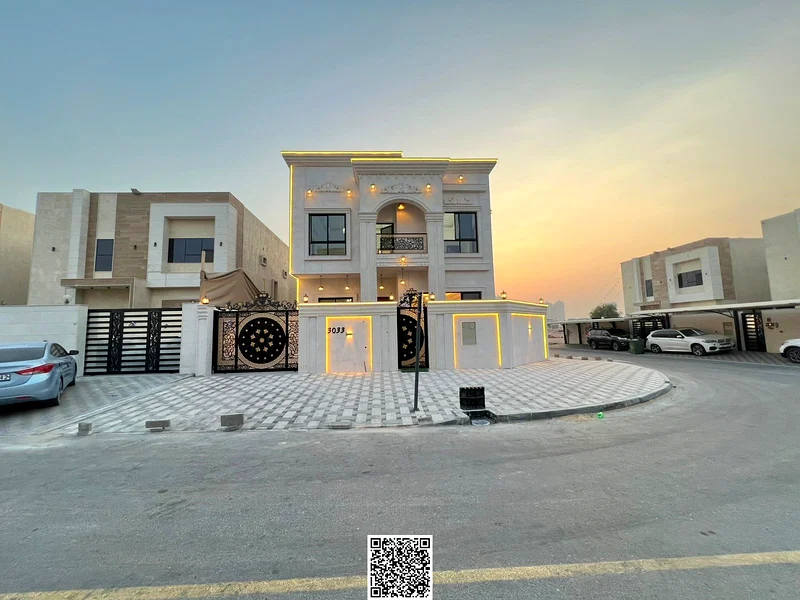 For Sale | Luxury Classic Villa - Corner of two streets in Ajman Freehold for all nationalities | No down payment | No annual maintenance fees Simple63905988215297111