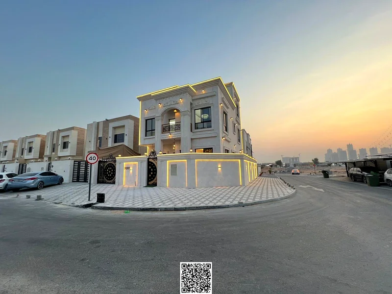 For Sale | Luxury Classic Villa - Corner of two streets in Ajman Freehold for all nationalities | No down payment | No annual maintenance fees Simple63905988215297110