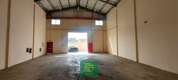 Umm Al Quwain 3,500 Sq. Ft warehouse with office and toilet