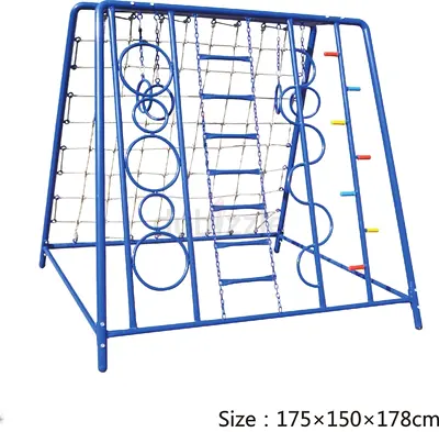 Colorful Outdoor Climbing Frame, Monkey Bar, Hanging Fram for Kids