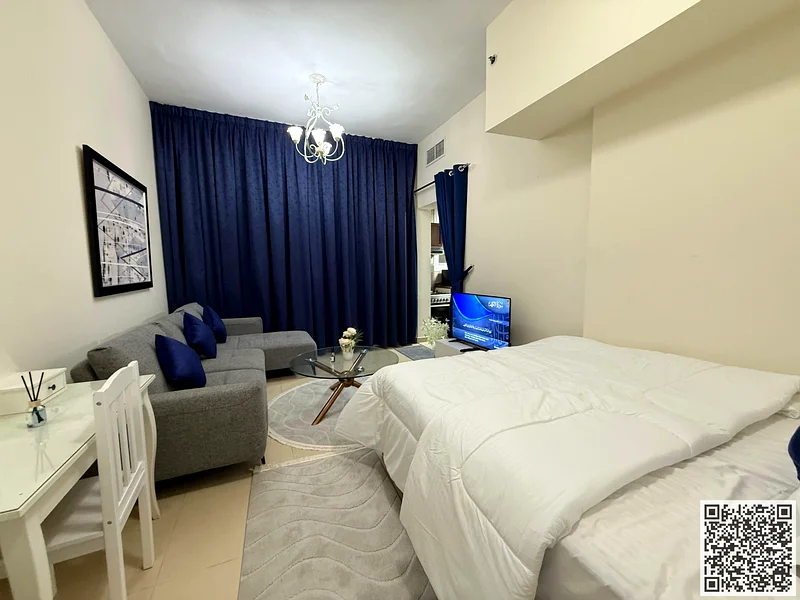 Studio apartment, With a fully separate kitchen, fully furnished new, balcony, all services included, ready to move in, prime location63837270207489111