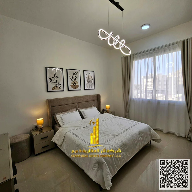 First resident, a luxurious one-bedroom apartment with a balcony, a distinctive view, fully furnished, new super deluxe furniture, with a fully equipp63837270226562111