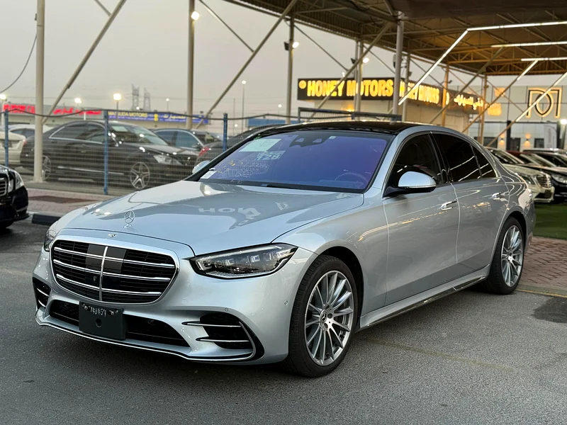 PREOWNED MERCEDES BENZ S580 2022 AMG PACKAGE LOW MILEAGE FRESH JAPAN IMPORT63613134304641112