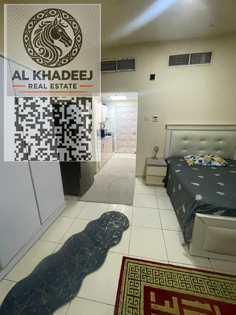 استوديو واسع للإيجار في الرشيدية 2، عجمان – مطبخ شبه منفصل، موقع متميز، جاهز للسكن الفوري63721053571074114
