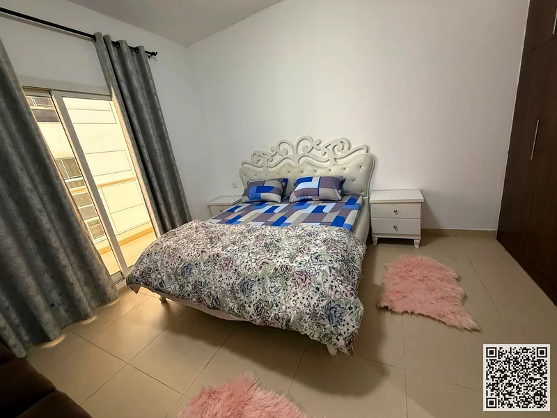 A luxurious one-bedroom apartment with a balcony and a distinctive view, fully furnished with new super deluxe furniture, with a fully equipped kitche63837270216835110