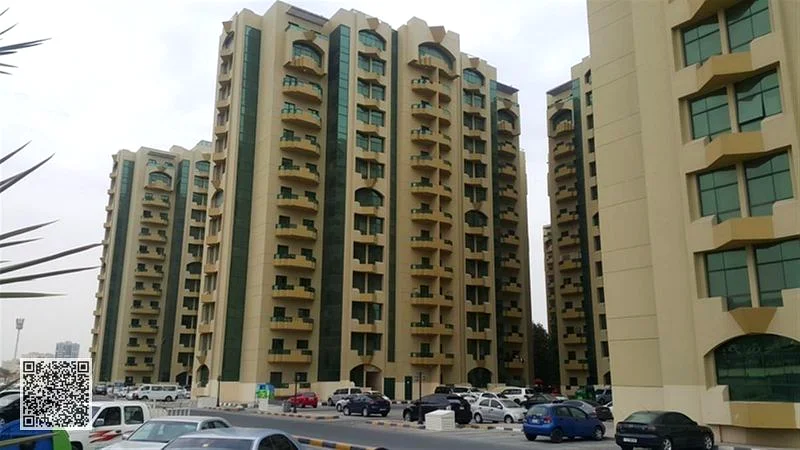 برج راشدية: شقة واسعة من غرفة نوم واحدة مع حمامين في وسط عجمان63888603467523110