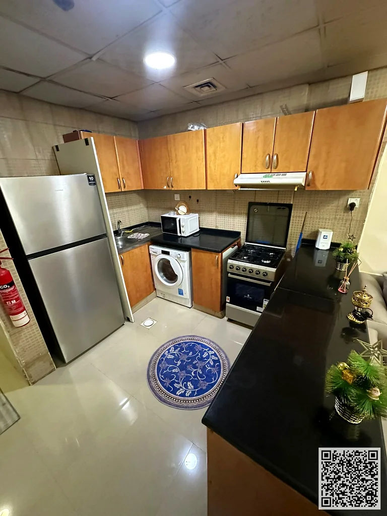 Furnished studio for monthly rent with balcony, in Ajman Al Nuaimiya 1 - Kuwait Street ✔️ Bills and internet included ⚡📶 Ready to move in immediately63838222934657113